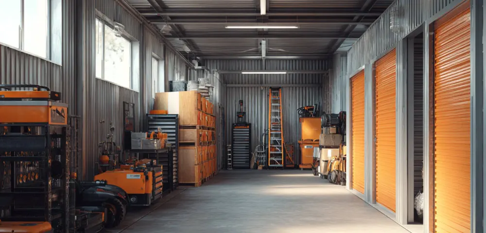 Temporary Storage for Construction Equipment